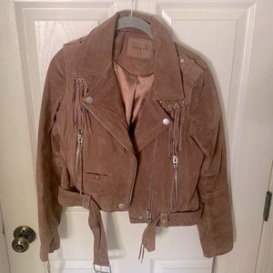 NEW suede Fringe Jacket